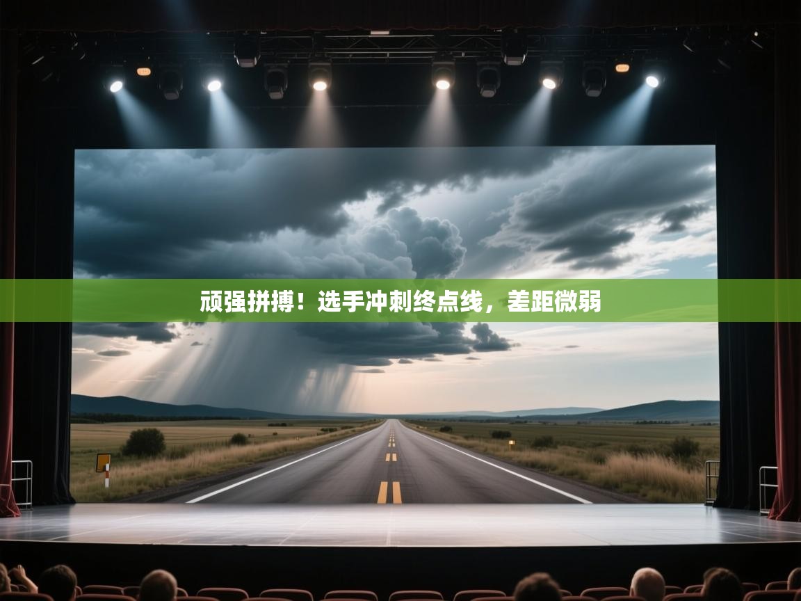 顽强拼搏！选手冲刺终点线，差距微弱