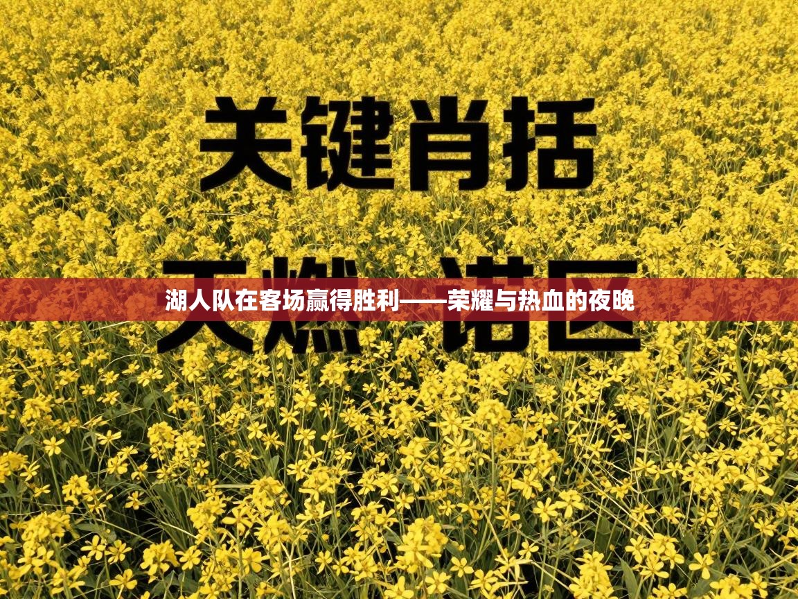 湖人队在客场赢得胜利——荣耀与热血的夜晚  第2张